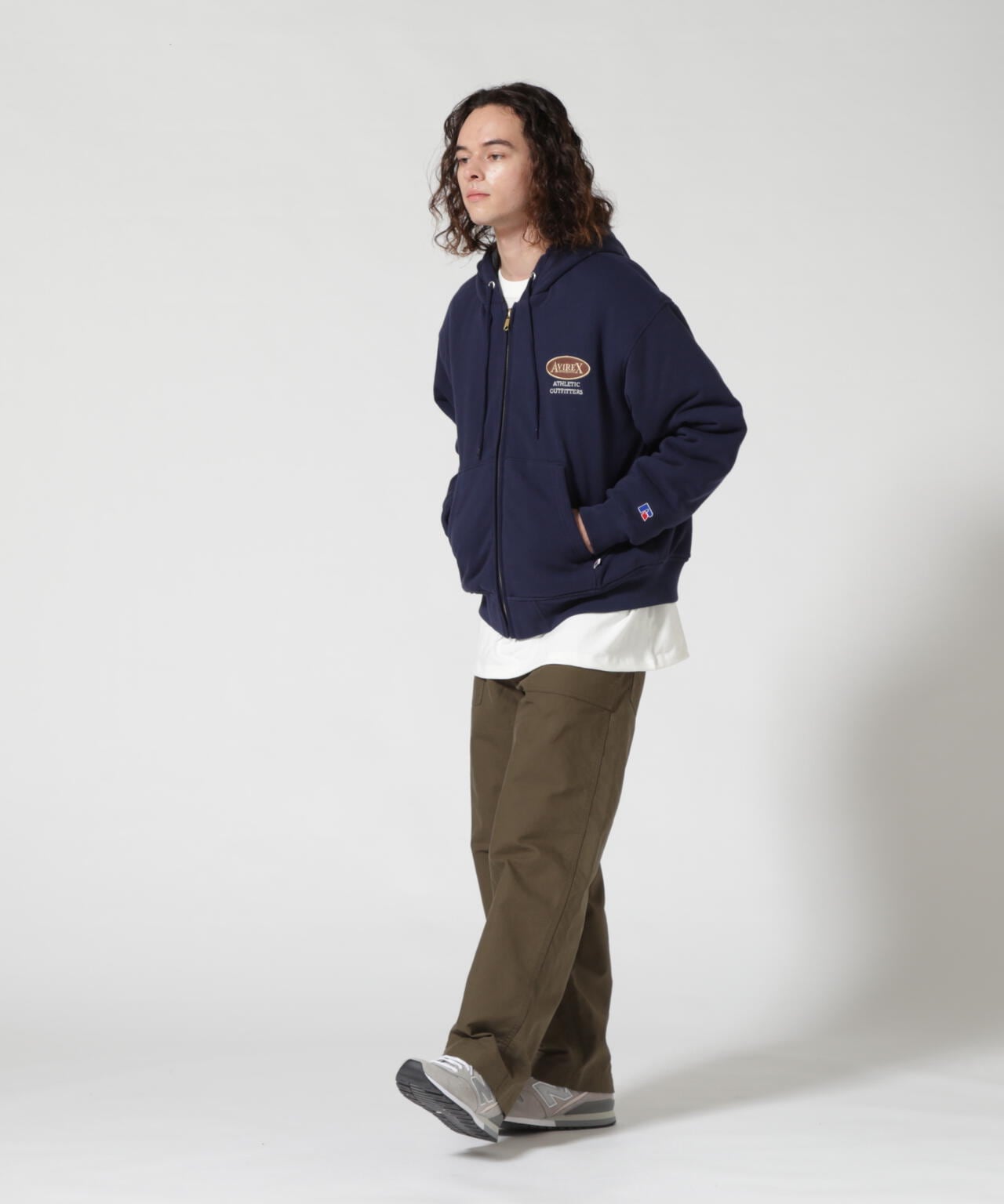 RUSSELL ATHLETIC × AVIREX》ZIP UP PARKA / ジップ アップ パーカー 