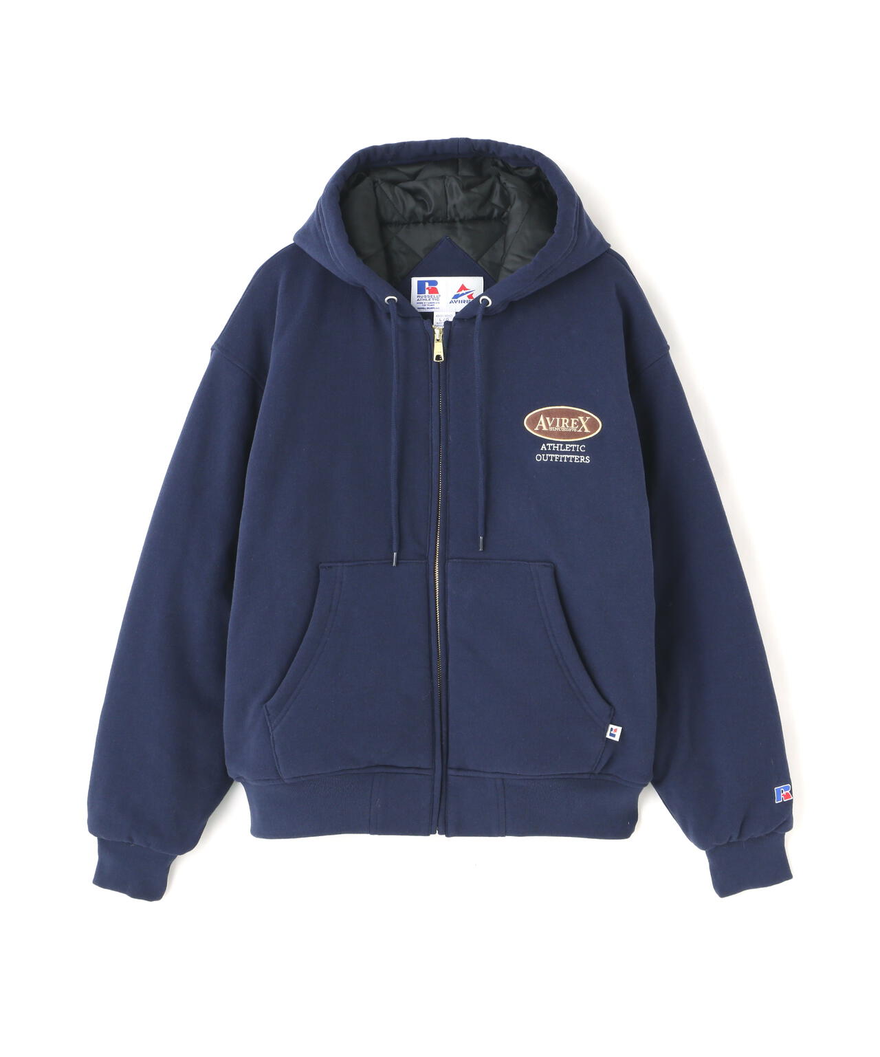 RUSSELL ATHLETIC パーカー ジップアップ オーバーサイズ  XL