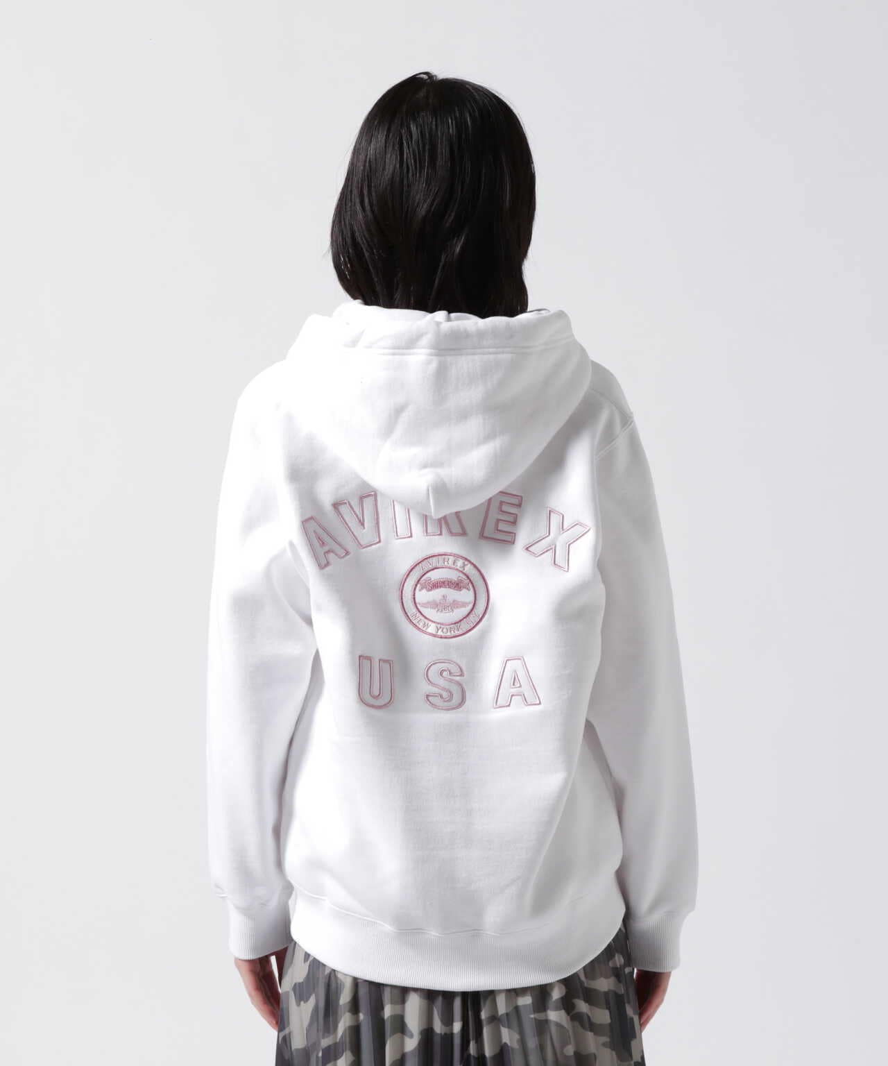 VARSITY LOGO SWEAT PARKA/ バーシティロゴスウェットパーカー