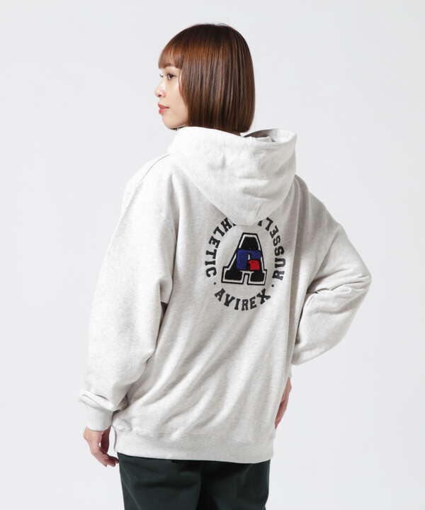 ≪RUSSELL ATHLETIC × AVIREX≫Women's PULL-OVER PARKA/ ウィメンズ プルオーバーパーカー