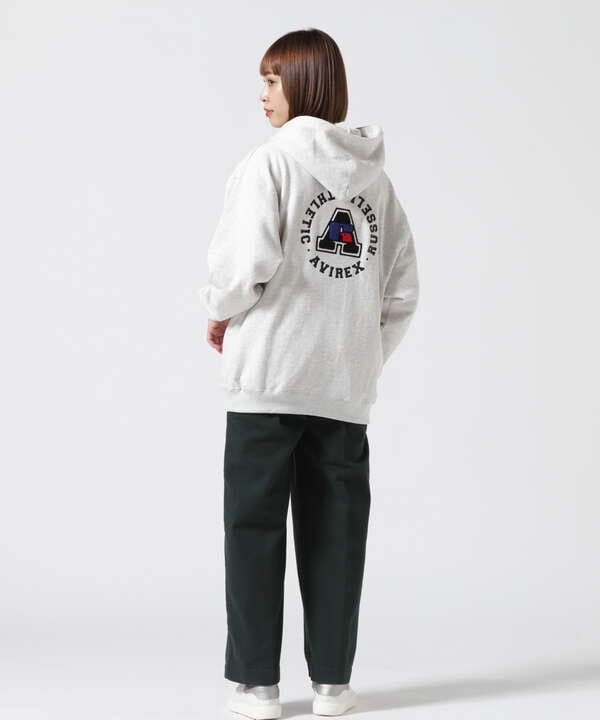 ≪RUSSELL ATHLETIC × AVIREX≫Women's PULL-OVER PARKA/ ウィメンズ プルオーバーパーカー