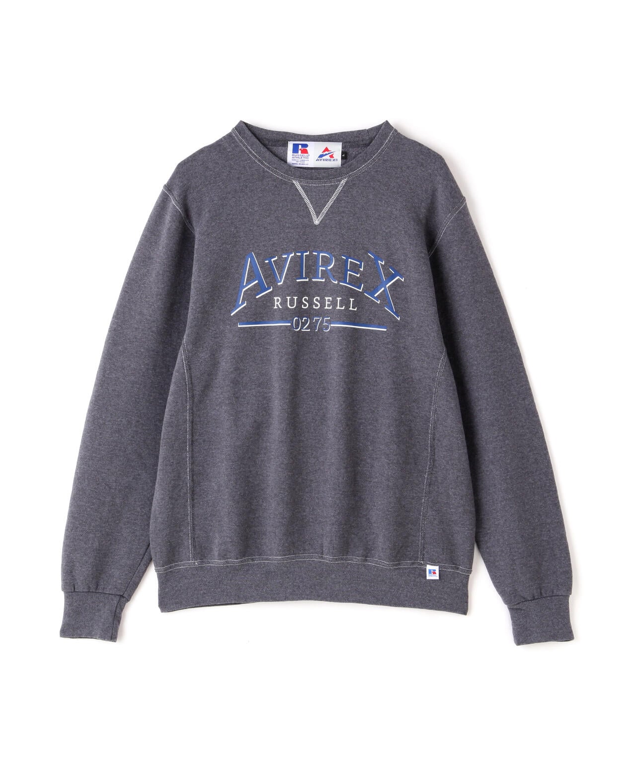 【RUSSELL ATHLETIC × AVIREX】CREW NECK SWEAT / クルーネック スウェット 