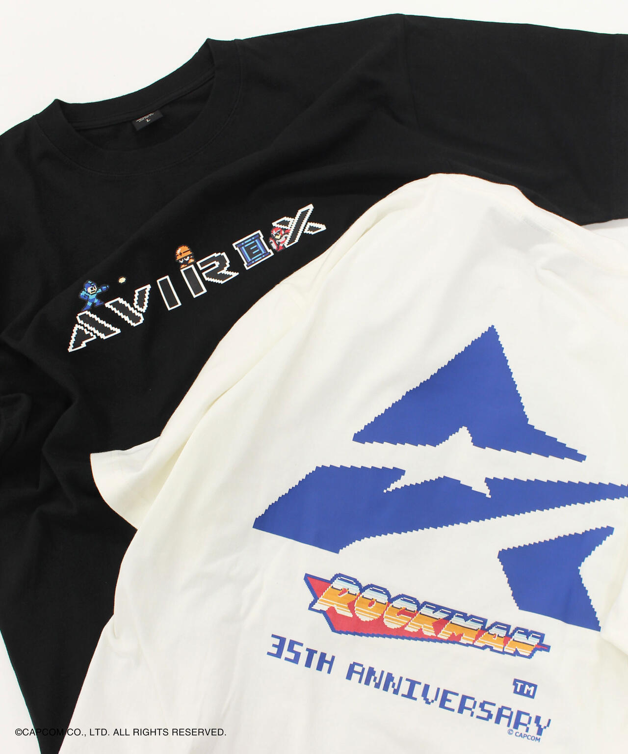 《ROCKMAN×AVIREX》ロックマン 35th Tシャツ / ROCKMAN 35th T-SHIRT