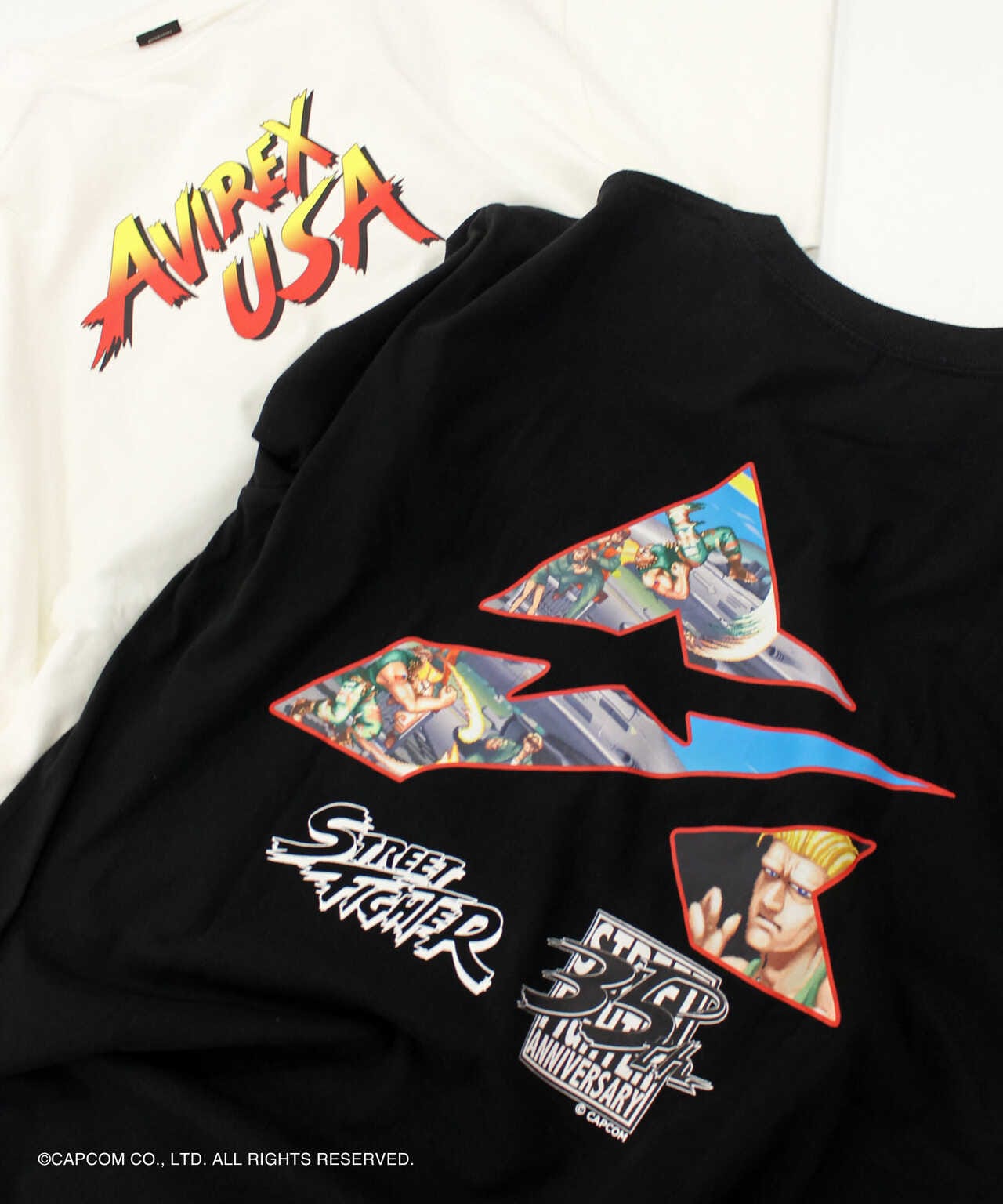 STREET FIGHTER×AVIREX》ストリートファイター 35thTシャツ/STREET 