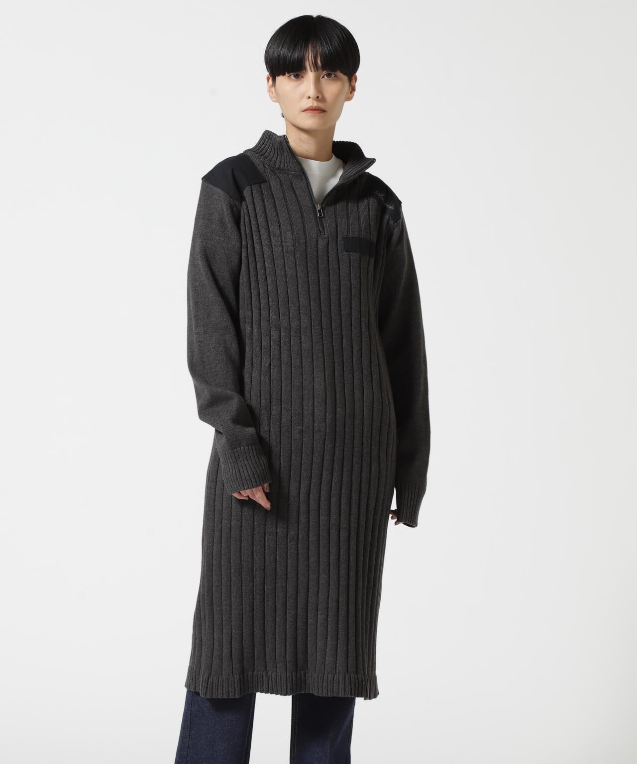 NEW TURTLE PATCH KNIT ONEPIECE/ タートルニットパッチワンピース