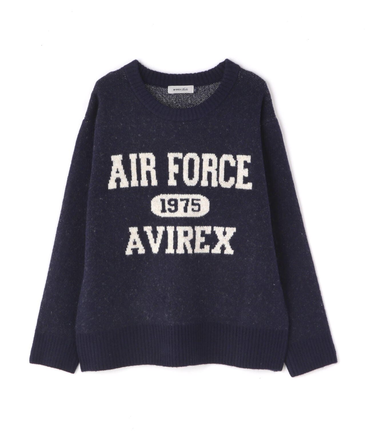 JACQUARD LOGO KNIT TOPS/ ジャガードロゴニットトップス | AVIREX 