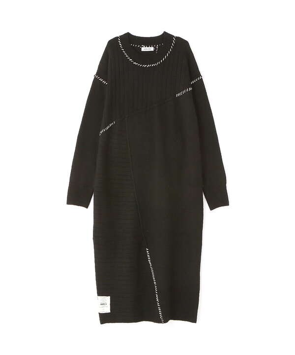 HAND STITCH KNIT ONEPIECE/ ハンドステッチ ニットワンピース