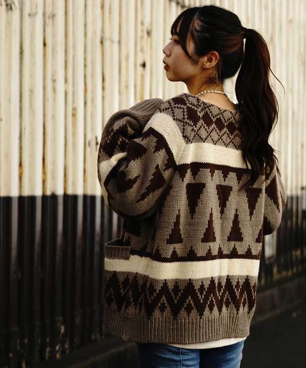 ≪WEB&DEPOT限定≫COWCHAN KNIT CARDIGAN/ カウチンニット