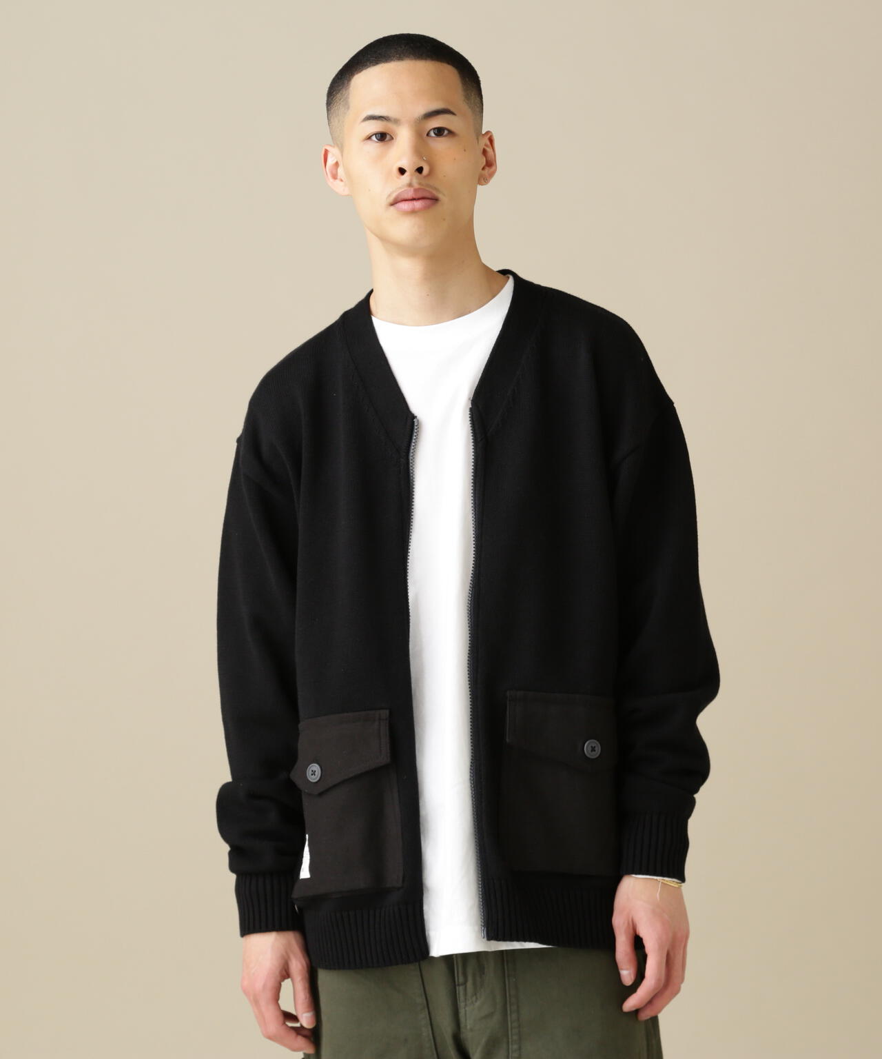 WEB&DEPOT限定》COTTON COMMAND CARDIGAN / コットン コマンド