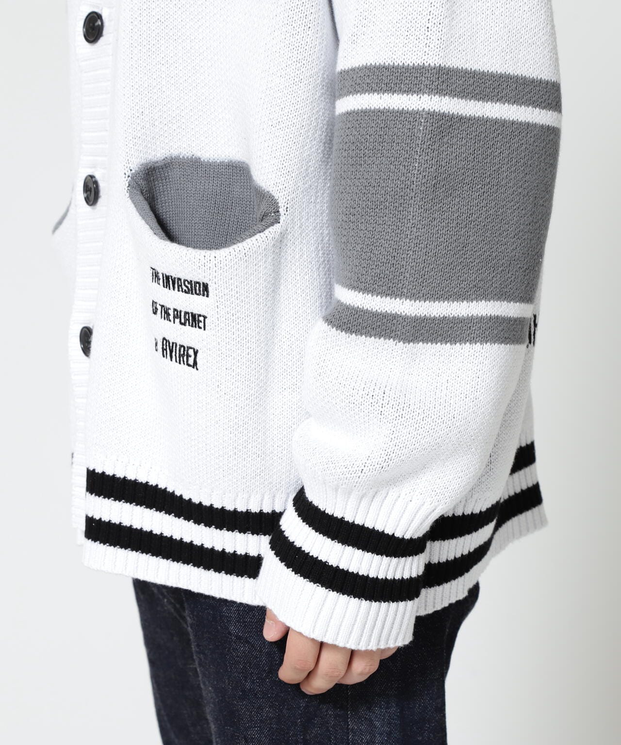 《直営店限定》AVX VARSITY CARDIGAN / AVX バーシティ カーディガン