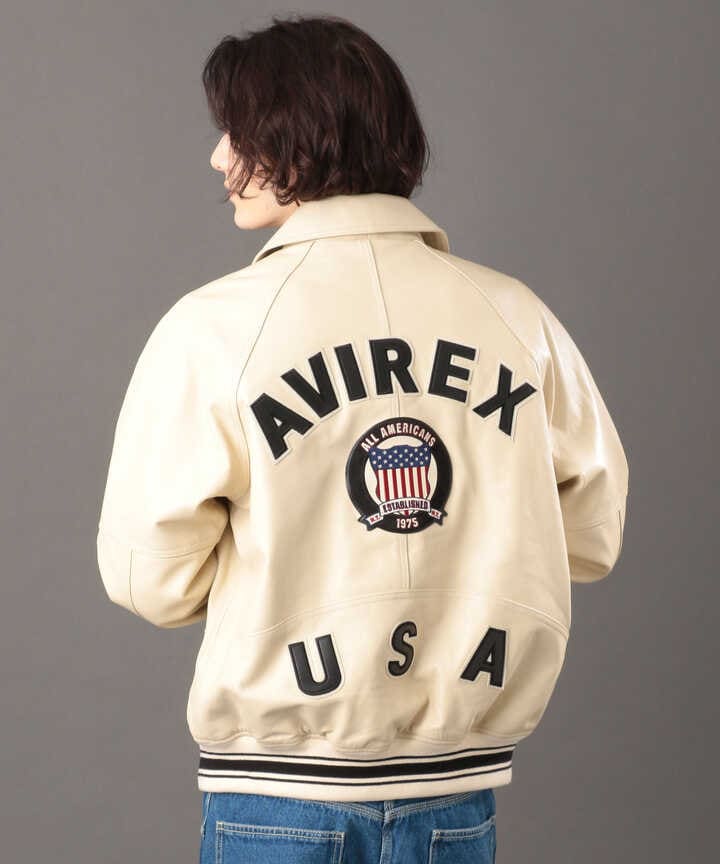 AVIREX】LIGHT SIGNATURE VARSITY JACKET-