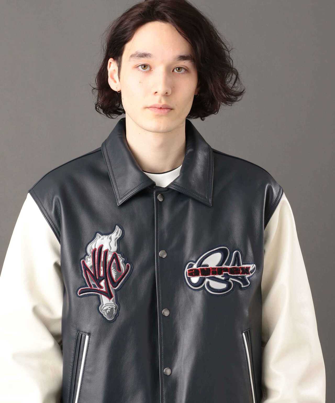 REBUILD COLLECTION》バーシティー ジャケット ニューヨーク / VARSITY 