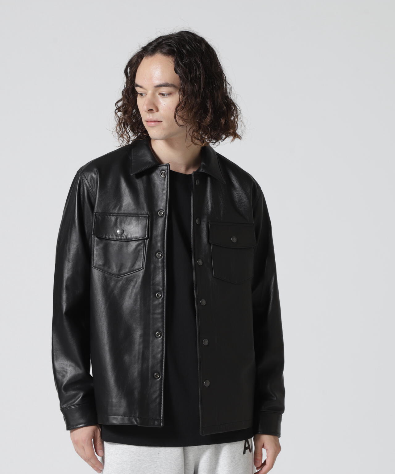 LEATHER UTILITY SHIRT / レザー ユーティリティ シャツ | AVIREX