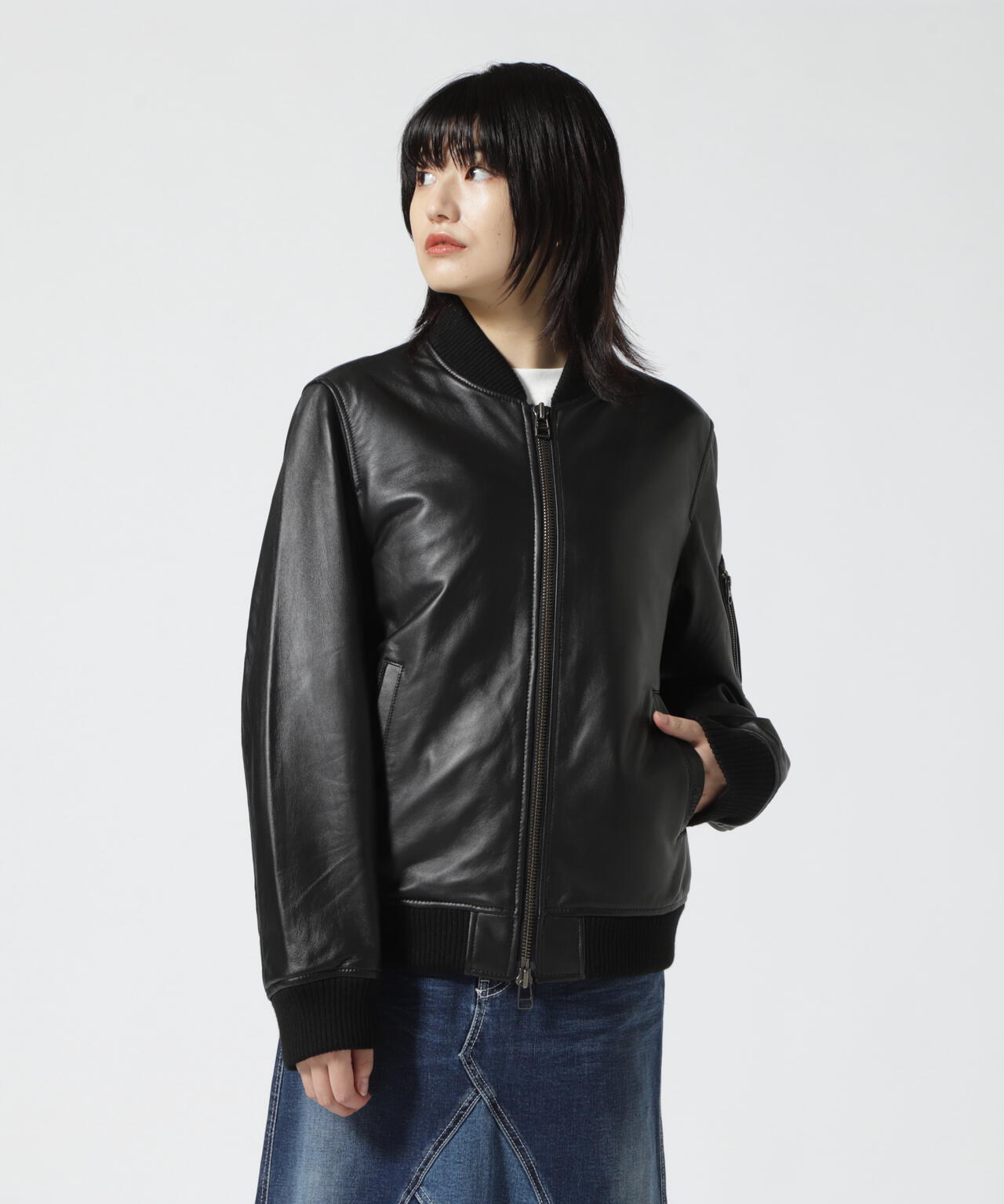 LEATHER MA-1/ レザーMA-1 | AVIREX ( アヴィレックス ) | US ONLINE 