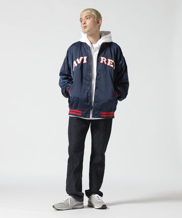 《REBUILD COLLECTION》サテン スタジアム ジャケット / SATIN STADIUM JACKET