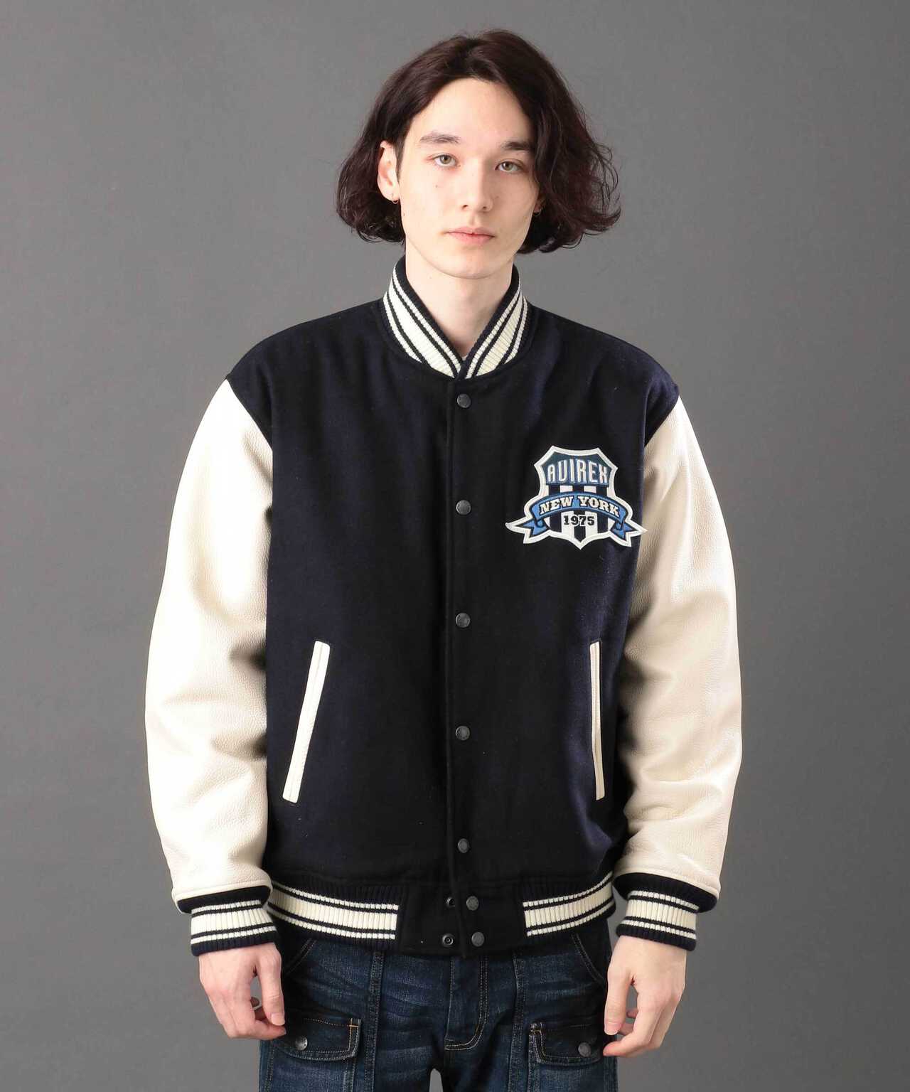 《REBUILD COLLECTION》バーシティージャケット トーチ＆ローレル / VARSITY JACKET TORCH&LAUREL