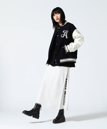 ≪WEB&DEPOT限定≫WOOL MOSSA STADIUM JACKET/ ウールモッサ スタジアムジャケット