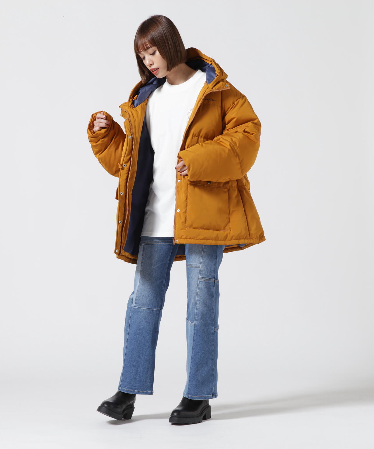 ≪直営店限定≫WEST DRAWSTRING DOWN JACKET/ ウエストドロー