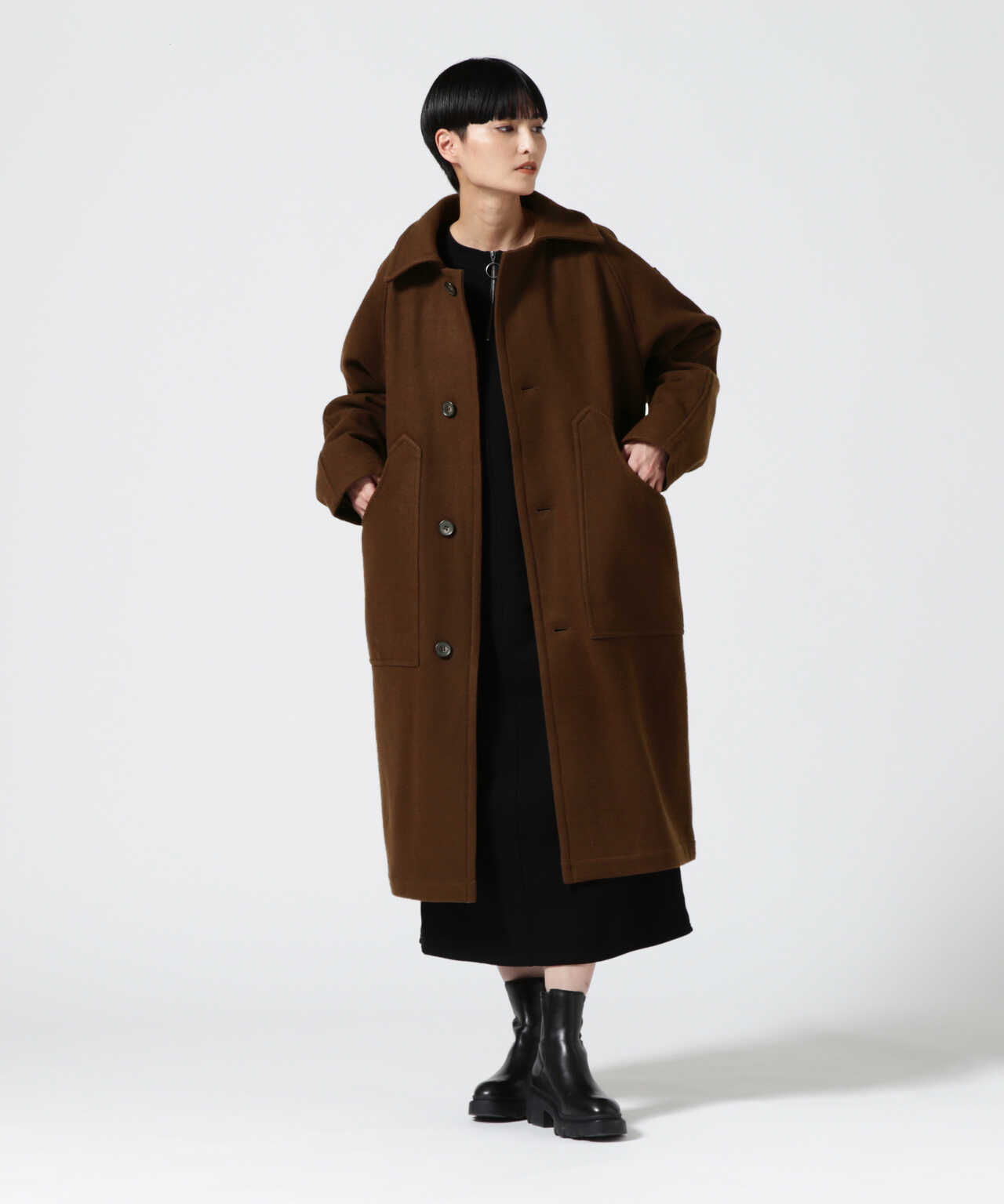 ITALY NAVY LONG COAT/ イタリーネイビーロングコート | AVIREX 