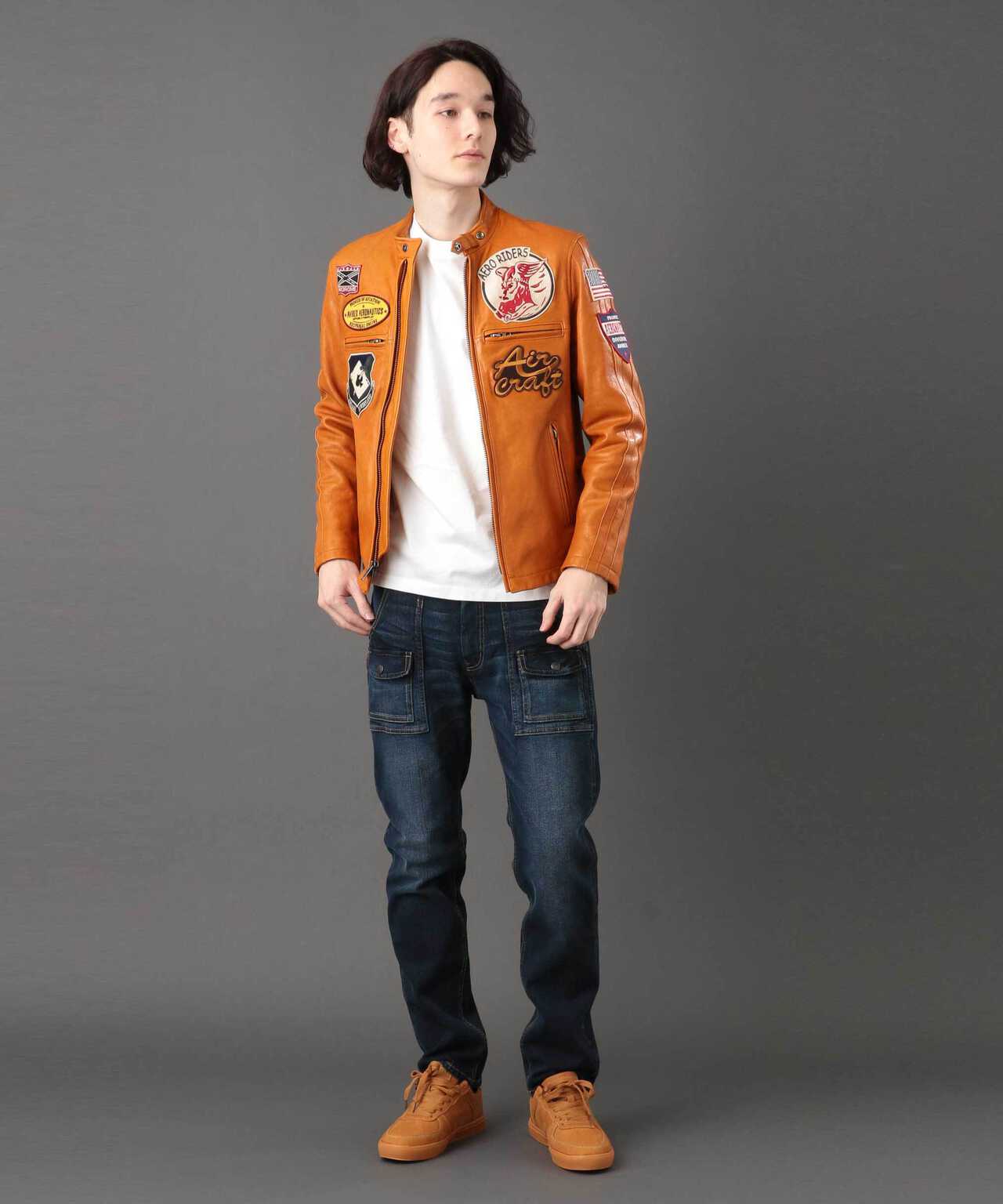 《REBUILD COLLECTION》パッチドライダース / PATCHED RIDERS JACKET
