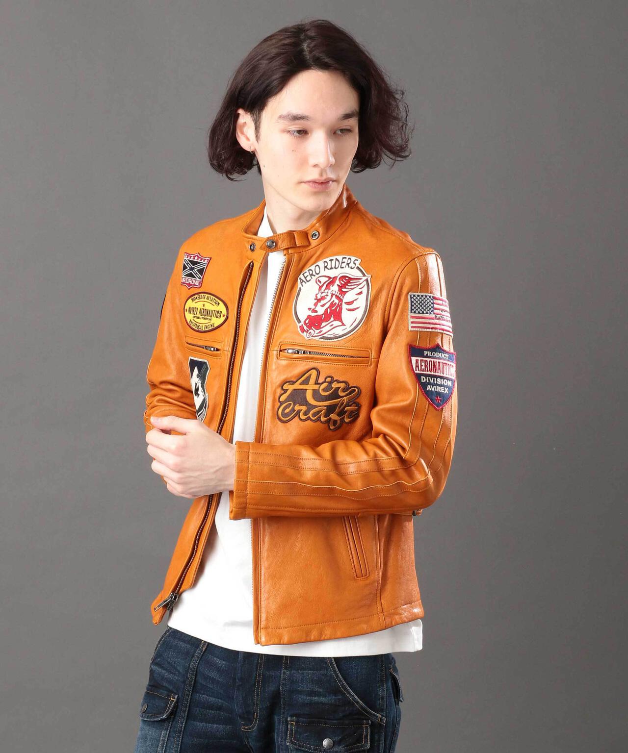 《REBUILD COLLECTION》パッチドライダース / PATCHED RIDERS JACKET