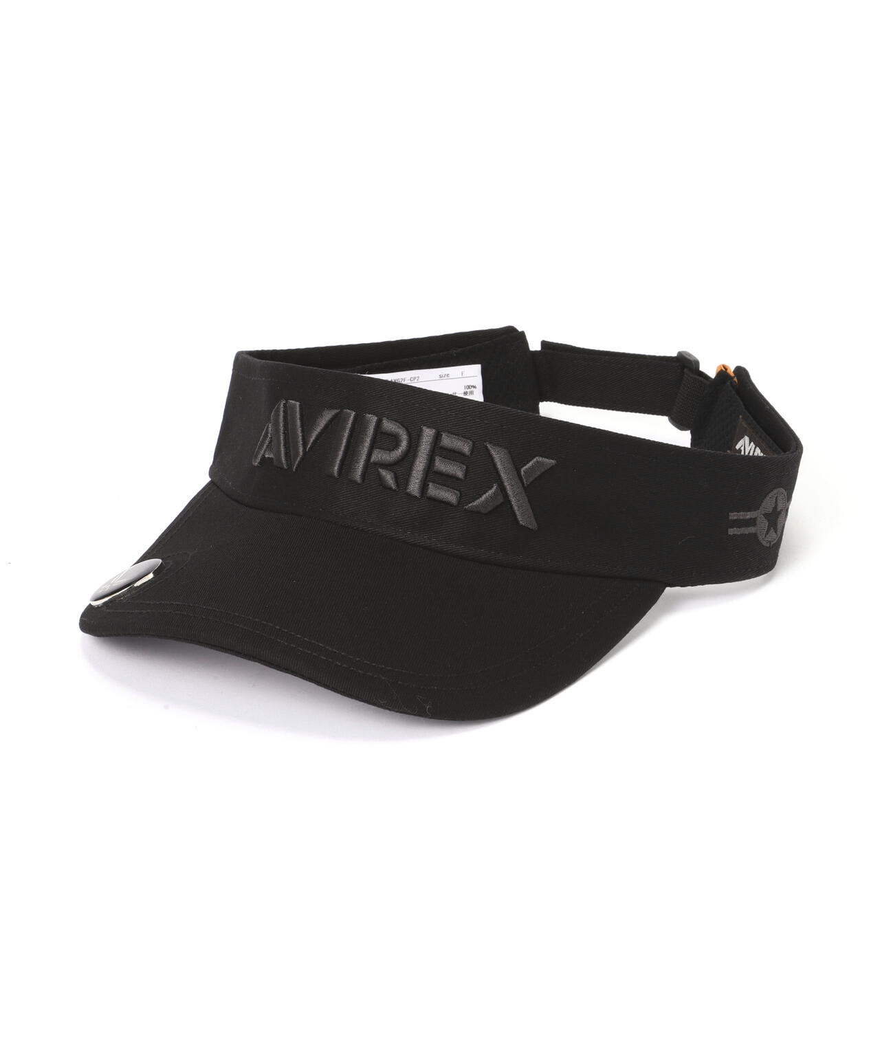《AVIREX GOLF》MARKER付きVISOR/AVIREX