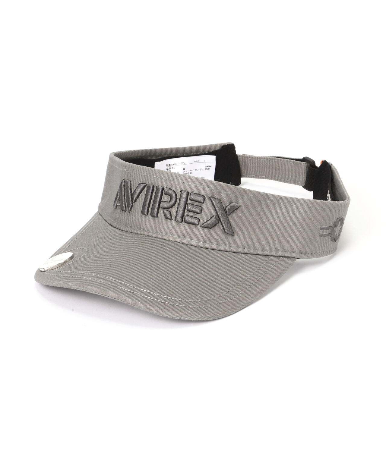《AVIREX GOLF》MARKER付きVISOR/AVIREX