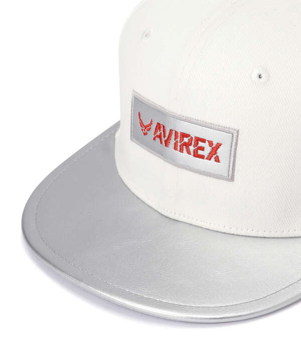 《AVIREX GOLF》メタリック フラット CAP/ゴルフキャップ/帽子
