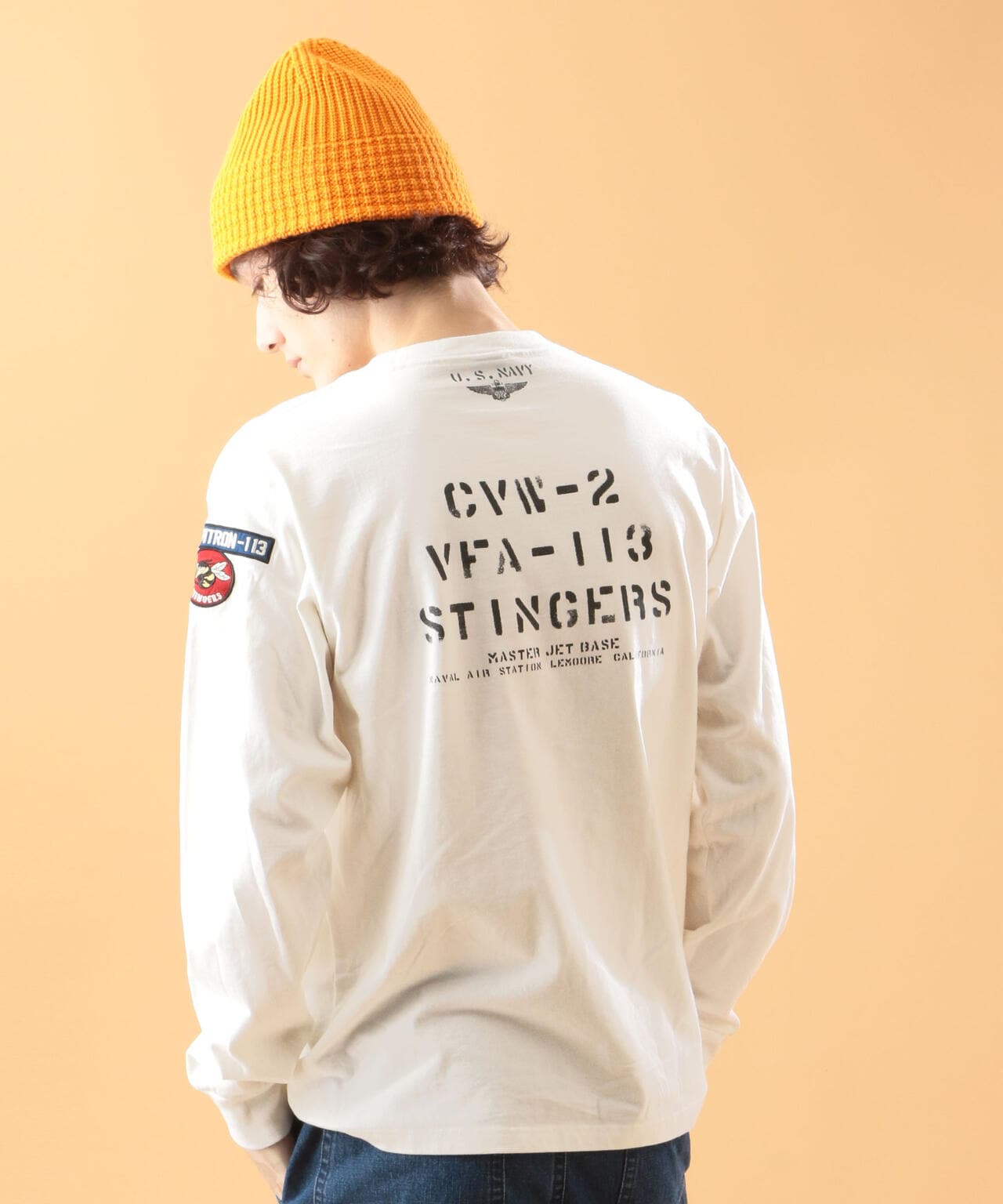 ネイバル パッチ ロングスリーブ Tシャツ/NAVAL PATCH LONG SLEEVE T