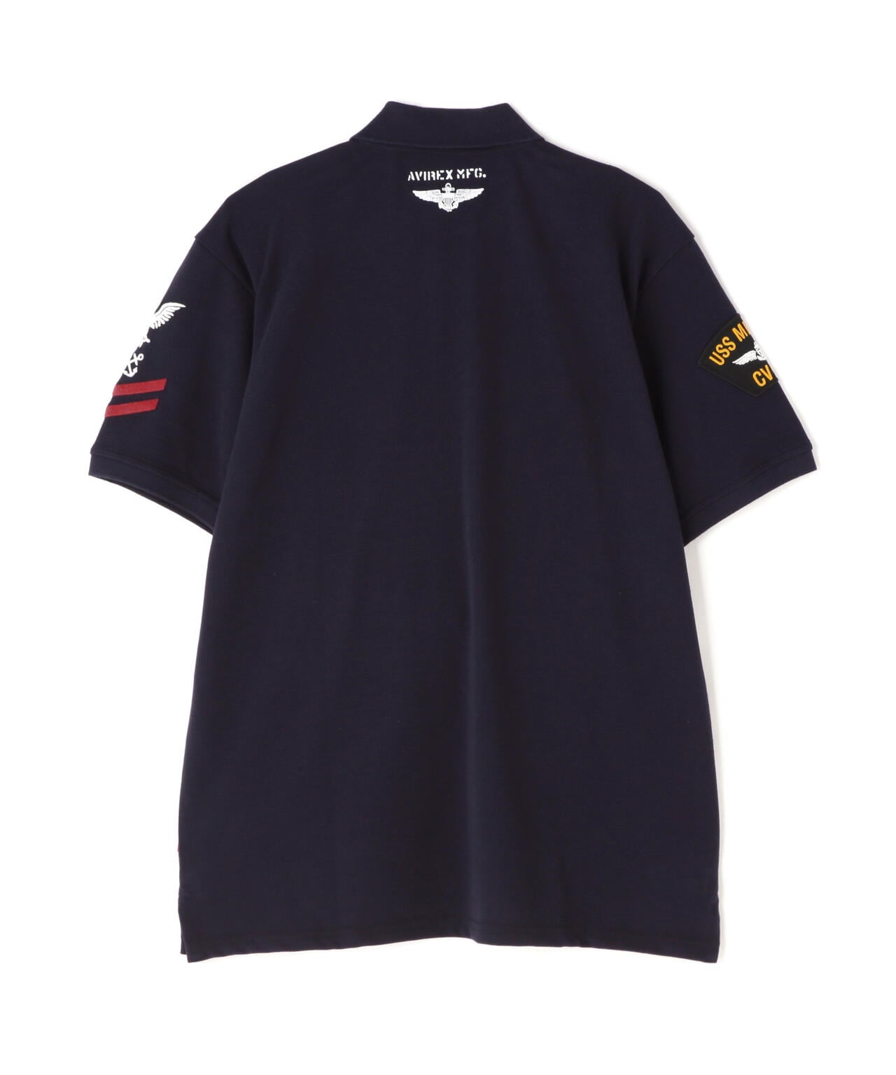 ネイバル パッチド ポロシャツ/NAVAL PATCHED POLO SHIRT