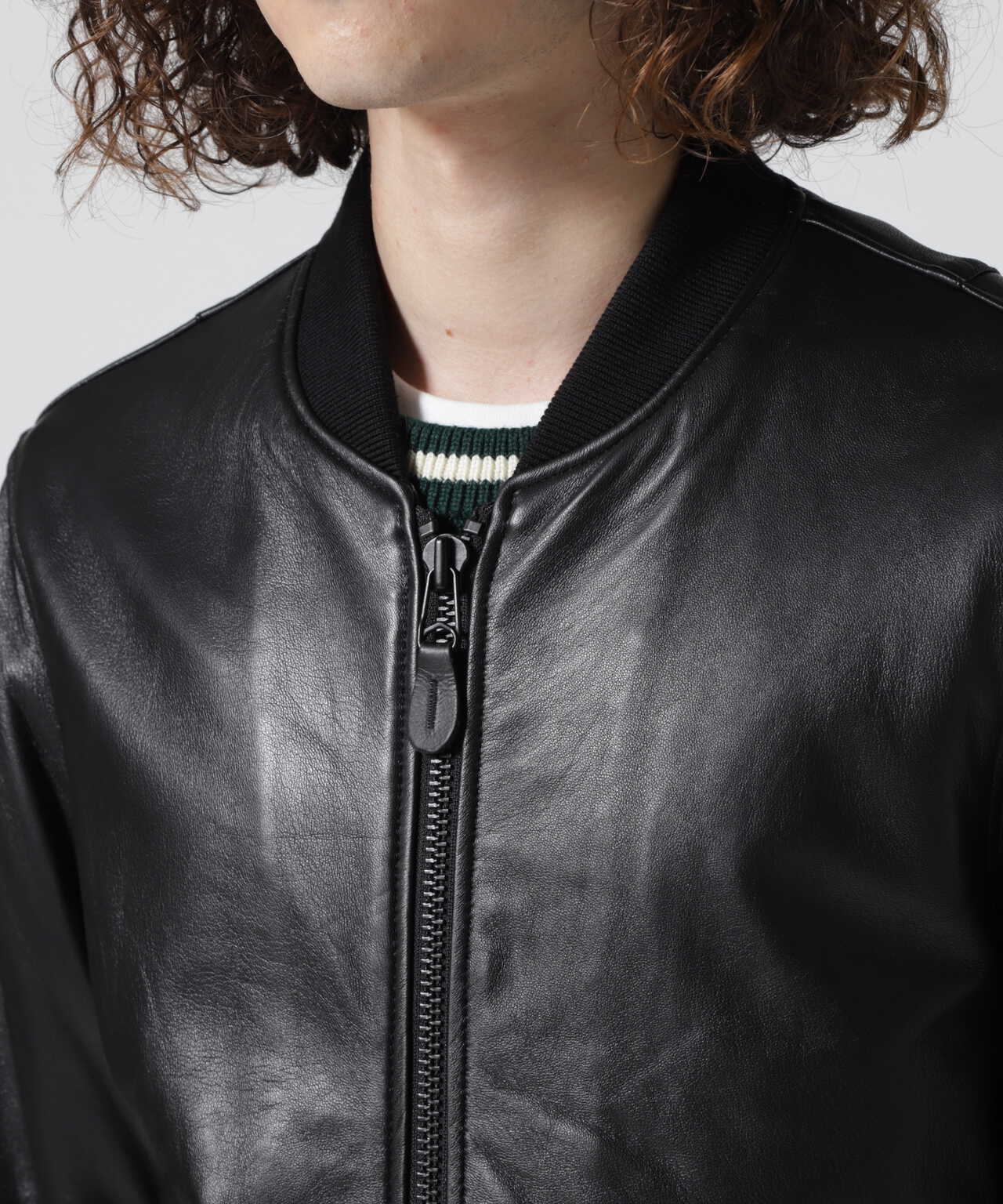 LEATHER MA-1 / レザー MA-1 | AVIREX ( アヴィレックス ) | US ONLINE