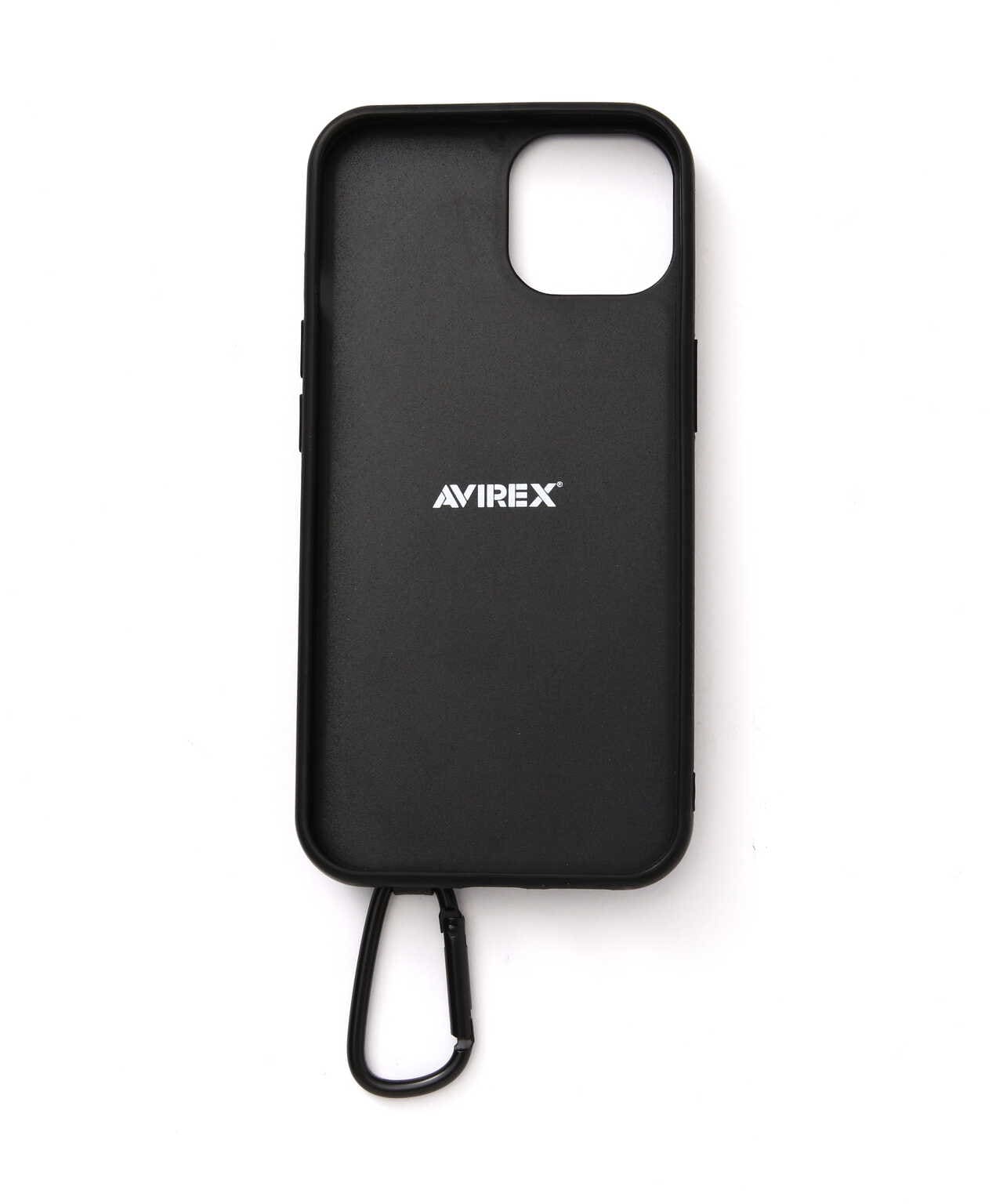 iPhone 14 ［カード収納付き背面ケース／ブラック］ | AVIREX 