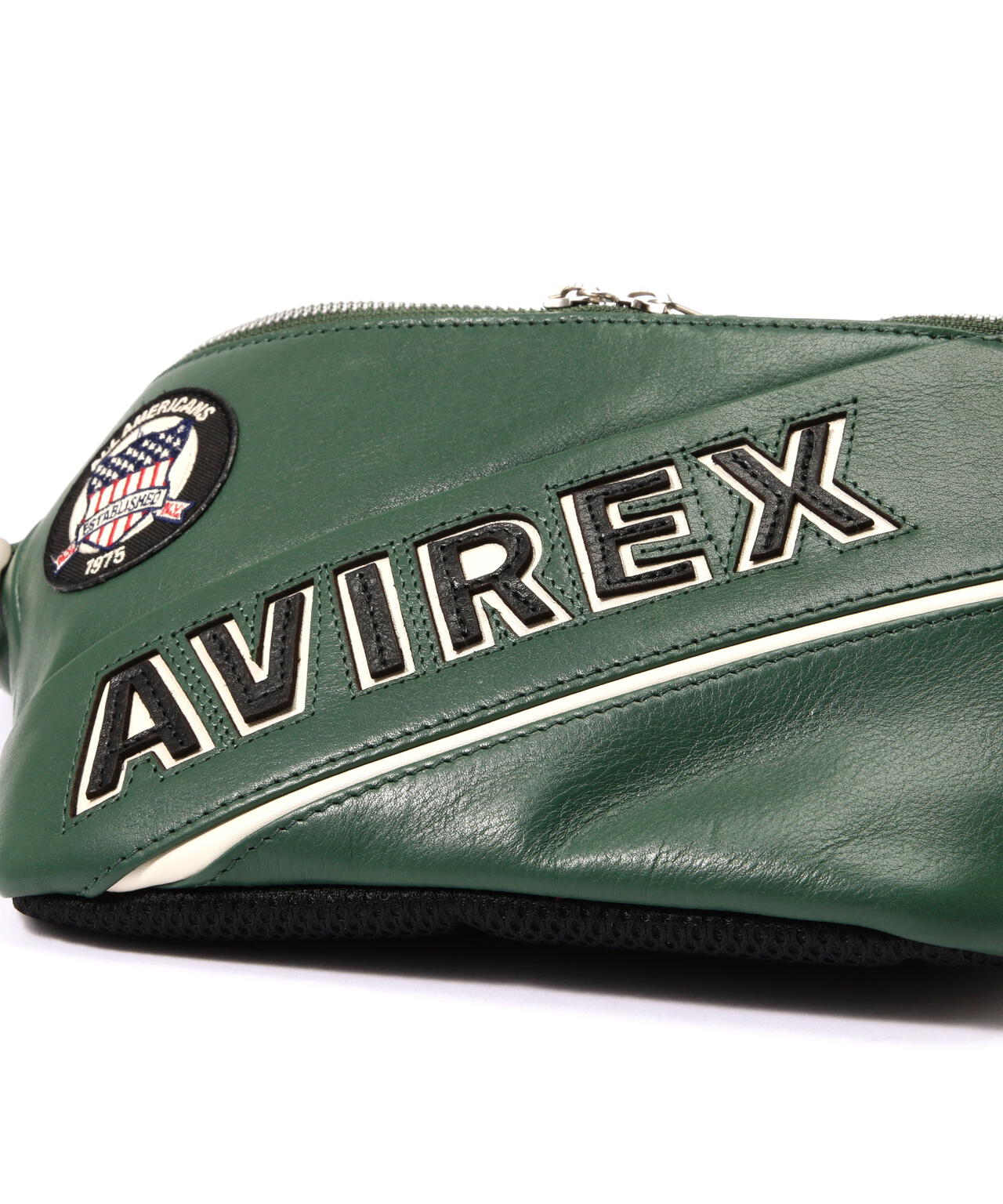 VARSITY LEATHER BODY BAG / バーシティ レザー ボディバッグ | AVIREX