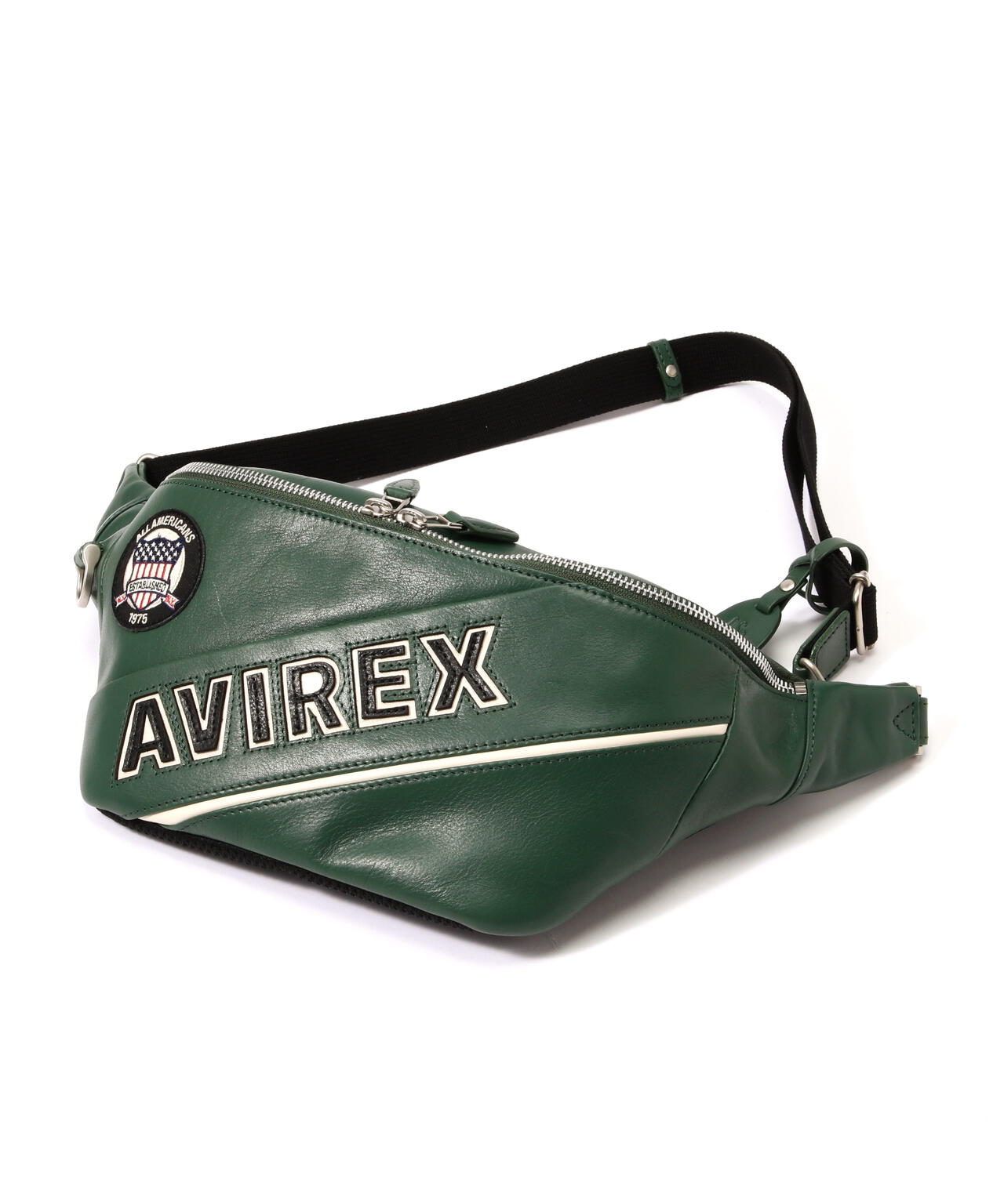 VARSITY LEATHER BODY BAG / バーシティ レザー ボディバッグ | AVIREX