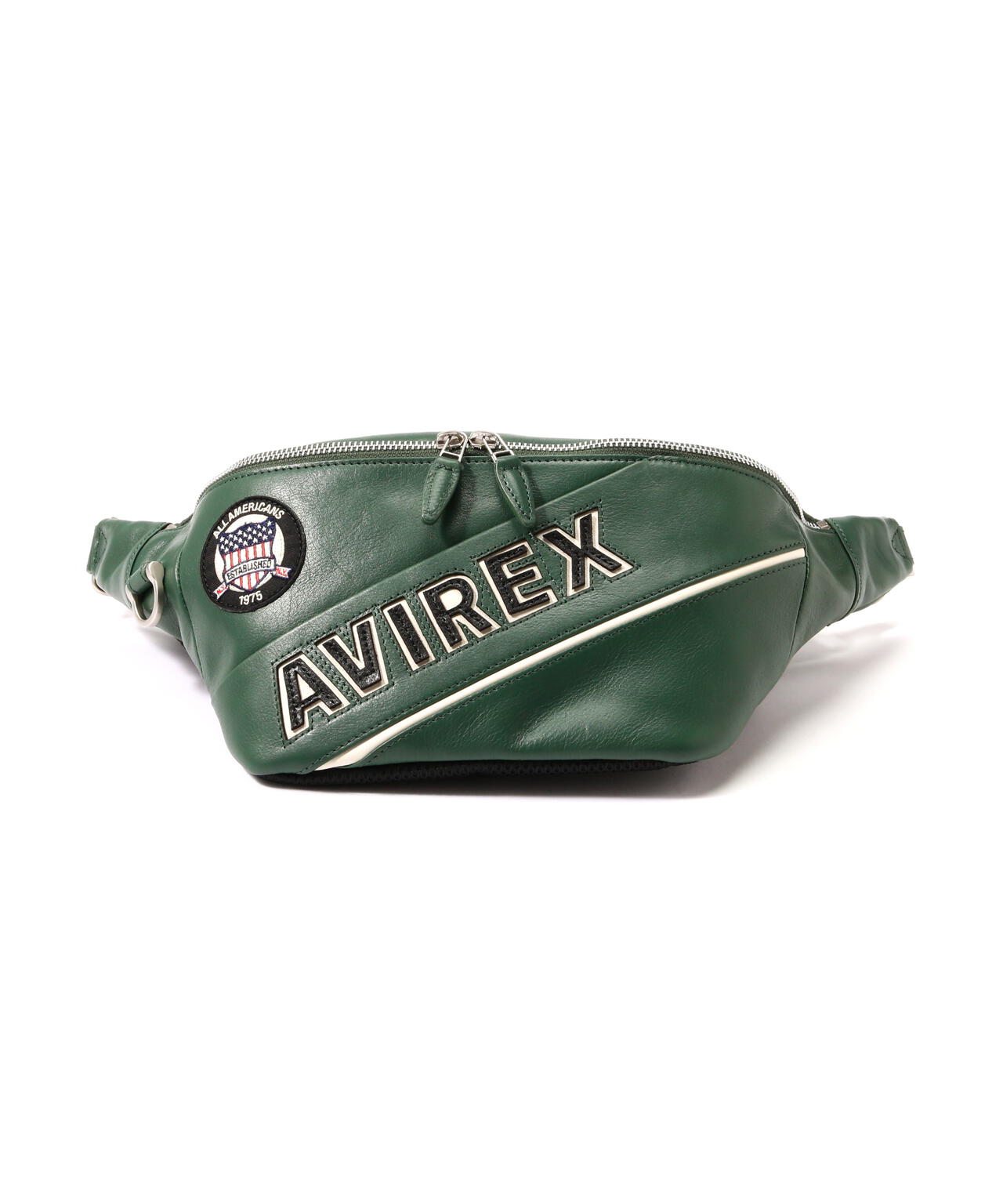 VARSITY LEATHER BODY BAG / バーシティ レザー ボディバッグ | AVIREX