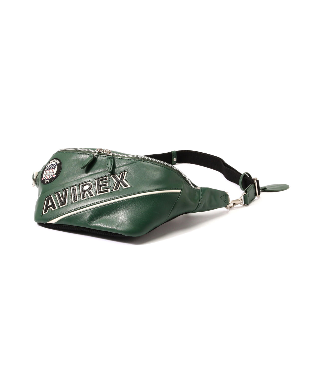 VARSITY LEATHER BODY BAG / バーシティ レザー ボディバッグ | AVIREX 