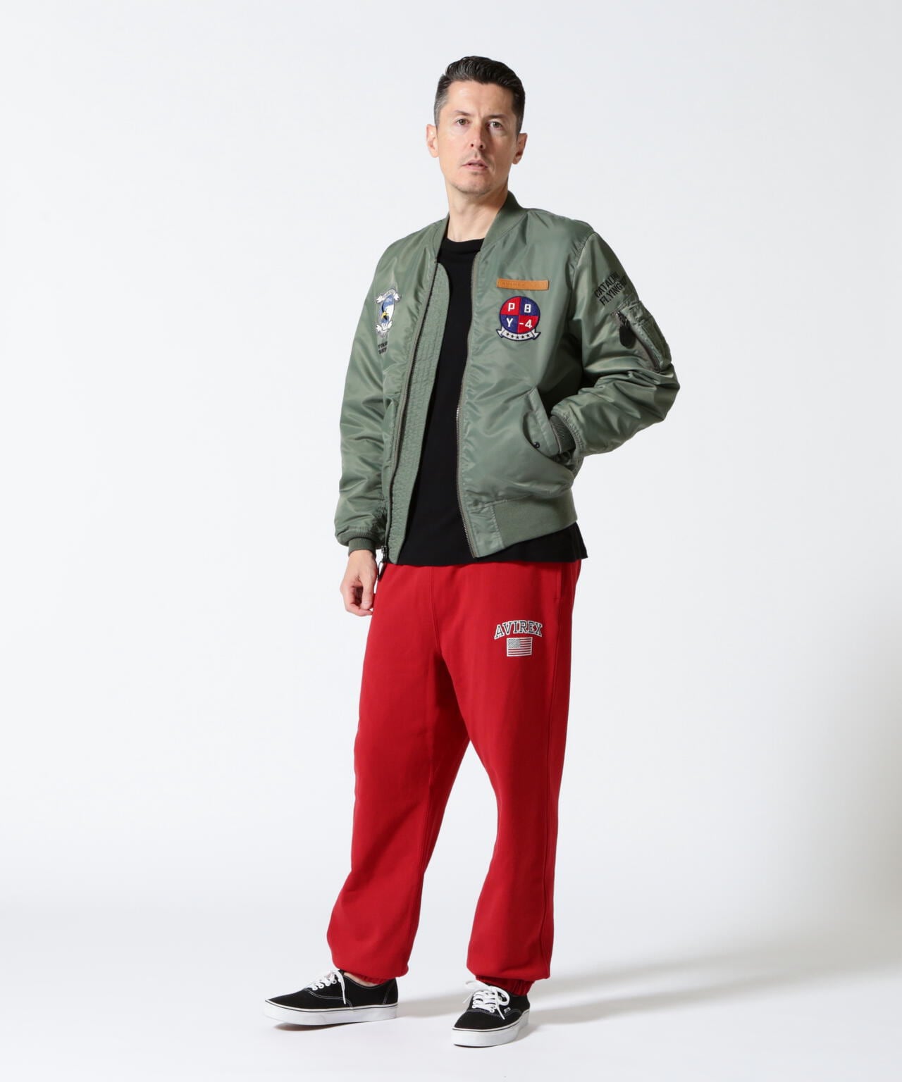 ARCH LOGO SWEAT PANTS/アーチロゴ スウェットパンツ | AVIREX 