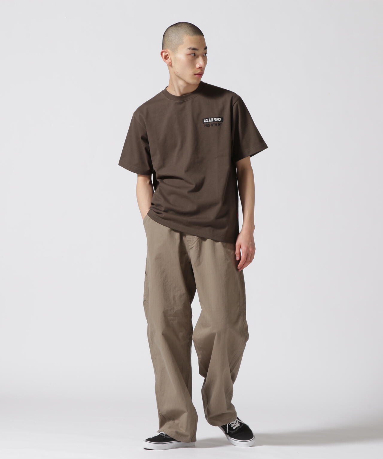 WEB&DEPOT限定》HERRINGBONE EASY PAINTER PANTS / ヘリンボーン