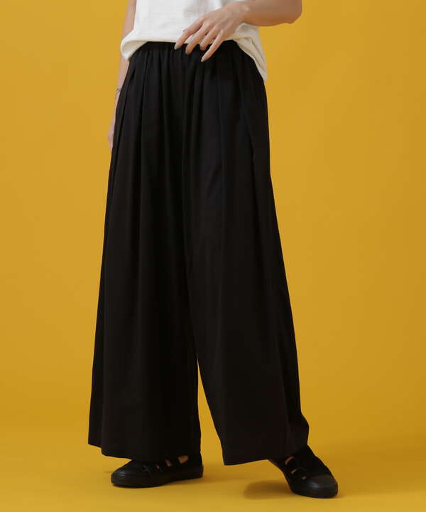 TACK GATHERS CULOTTES PANTS/ タックギャザーキュロットパンツ