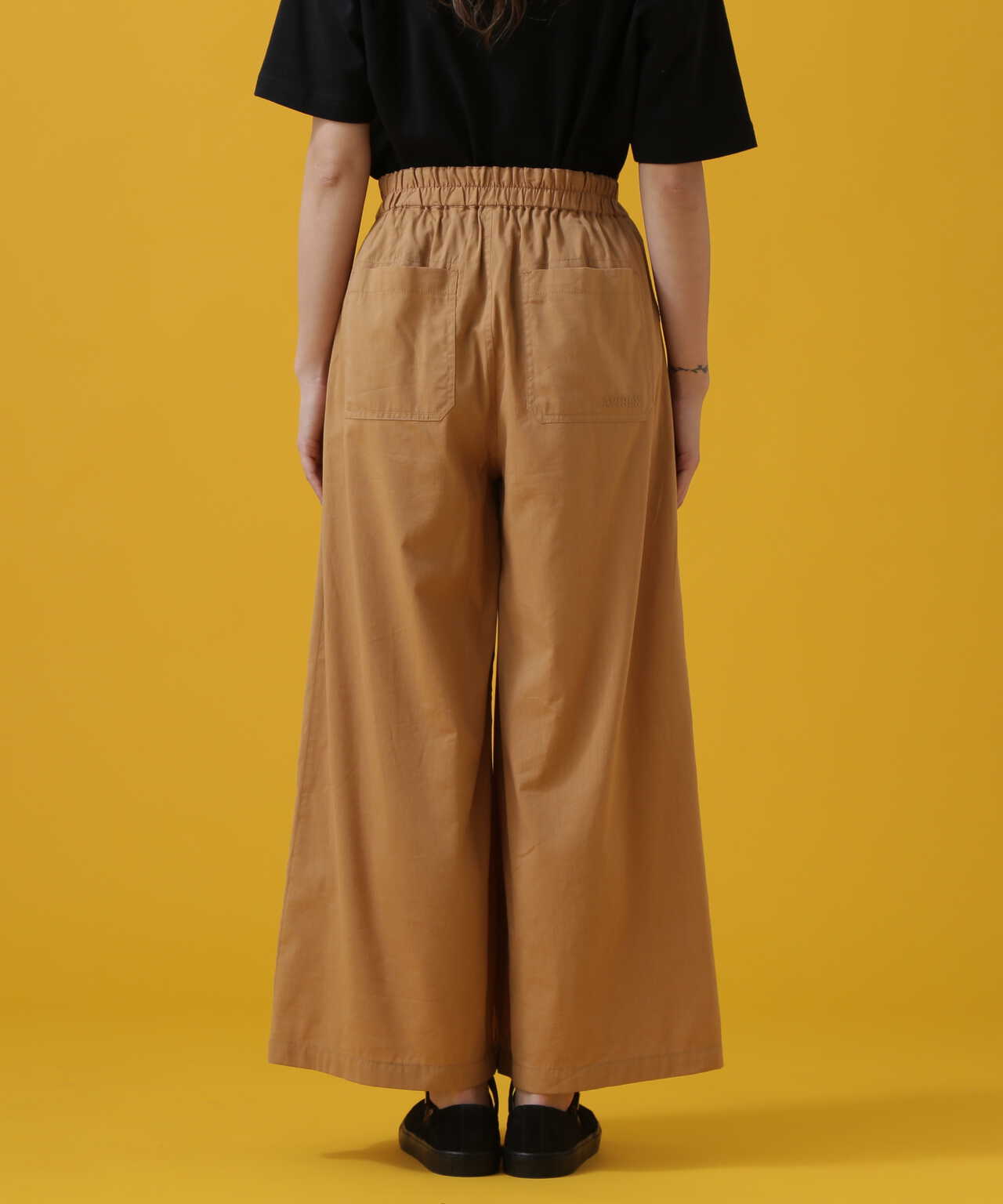 TACK GATHERS CULOTTES PANTS/ タックギャザーキュロットパンツ