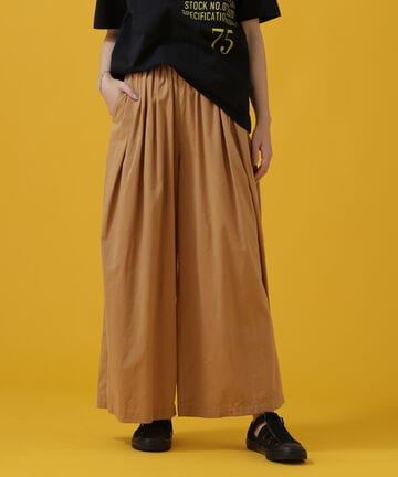 TACK GATHERS CULOTTES PANTS/ タックギャザーキュロットパンツ