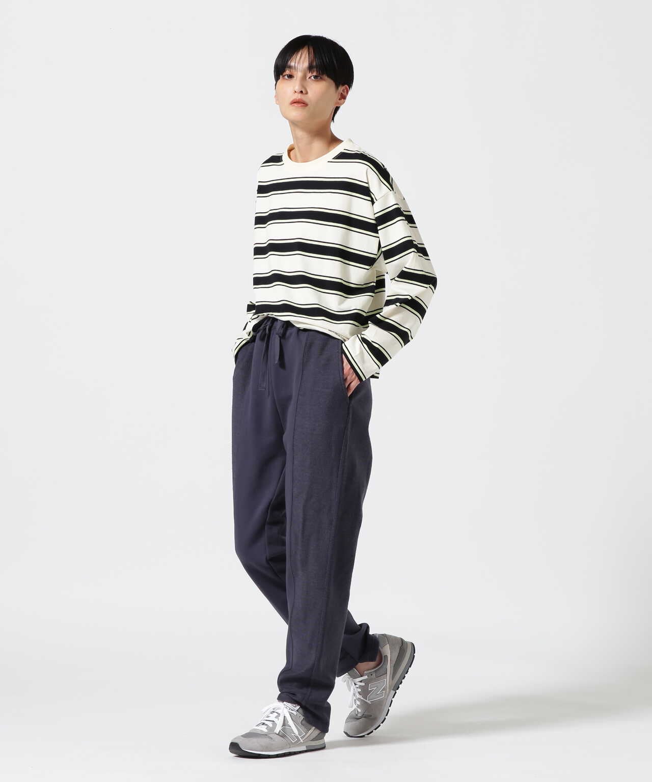 WEB&DEPOT限定》SWITCHING SWEAT PANTS/スウィッチング スウェット