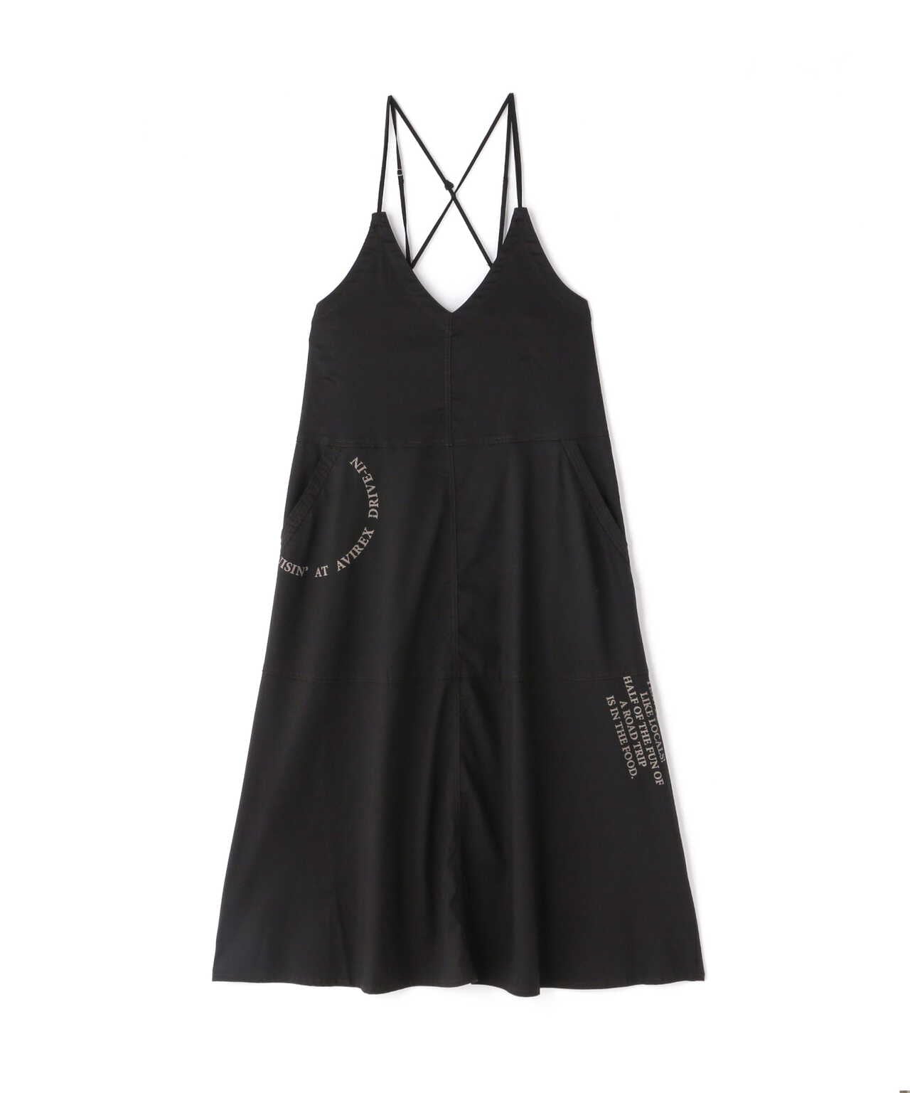 CROSS STRING CAMISOLE DRESS/クロス ストリング キャミソール ドレス