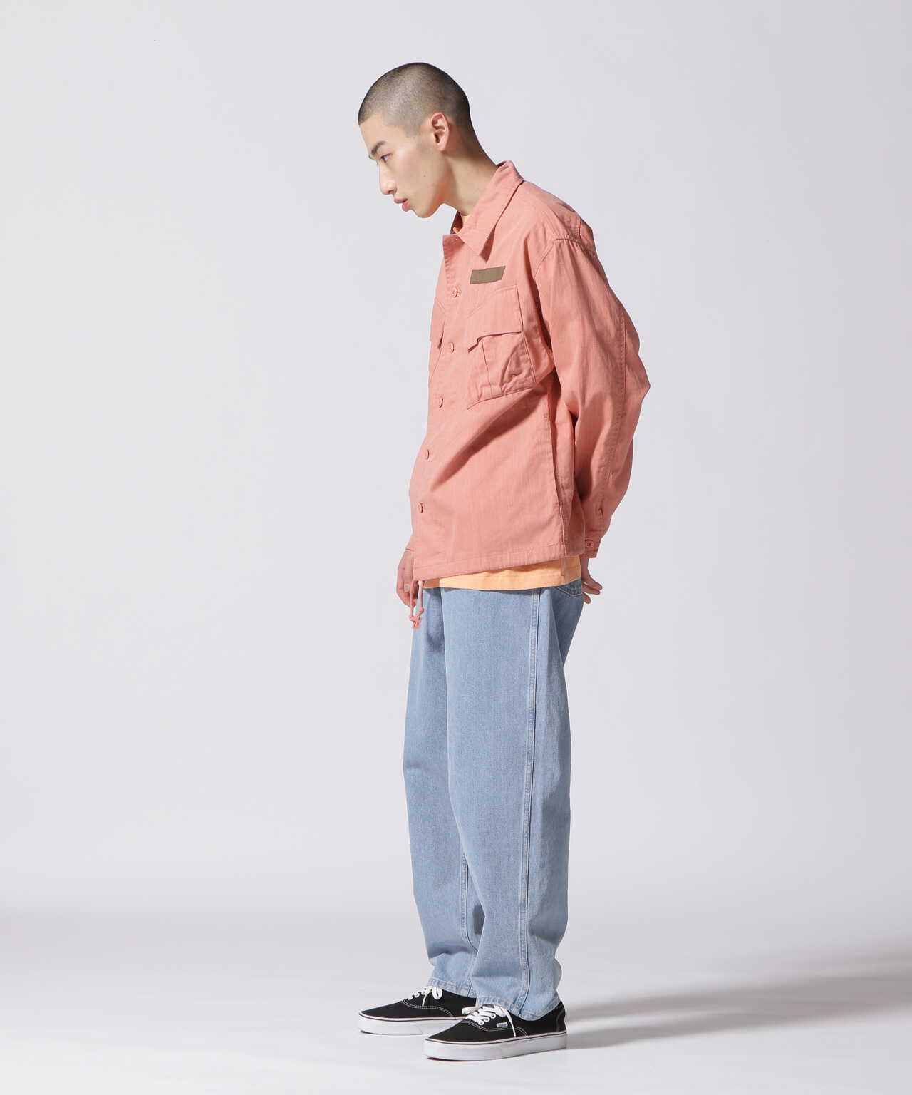 《WEB&DEPOT限定》PIGMENT DYED FATIGUE SHIRT / ピグメント ダイ ファティーグ シャツ