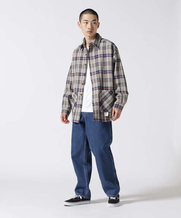 直営店限定》FRONT POCKET CHECK SHIRT / フロント ポケット チェック