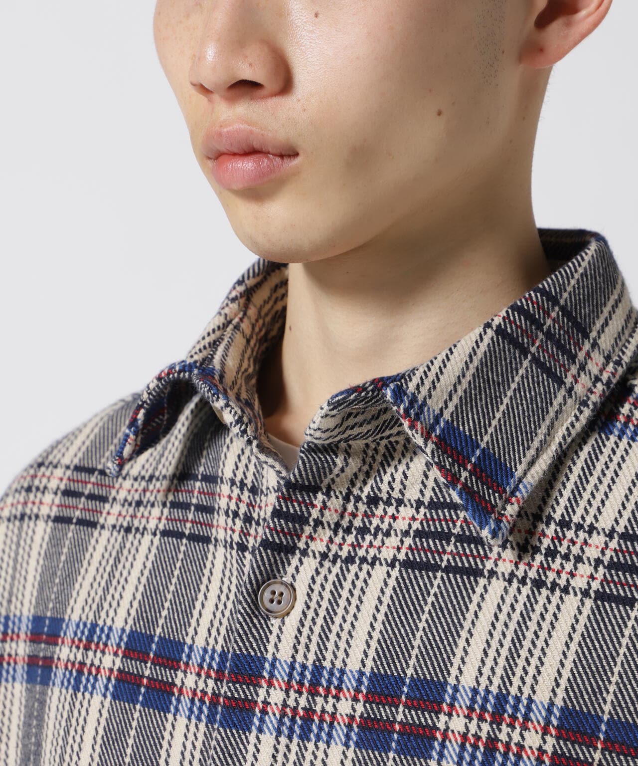 《直営店限定》FRONT POCKET CHECK SHIRT / フロント ポケット チェックシャツ