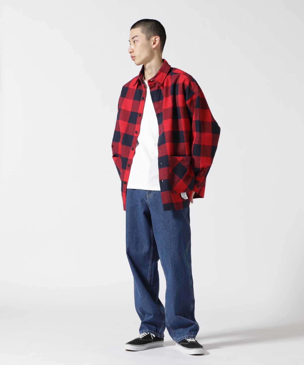 《WEB&DEPOT限定》BROCK CHECK SHIRT / ブロック チェック シャツ