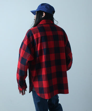 《WEB&DEPOT限定》BROCK CHECK SHIRT / ブロック チェック シャツ