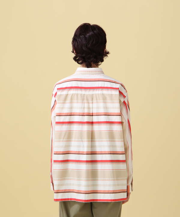 YARN-DYED MULTI BORDER SHIRT/ ヤーンダイ マルチボーダーシャツ