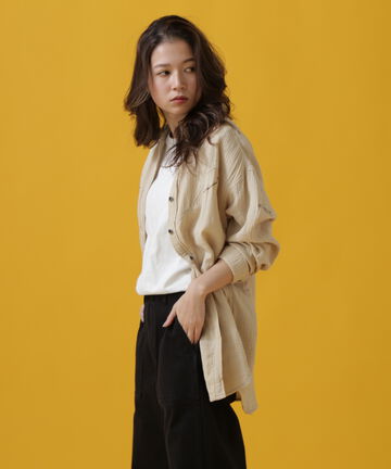 DOUBLE GAUZE WESTERN SHIRT/ ダブルガーゼ ウエスタンシャツ